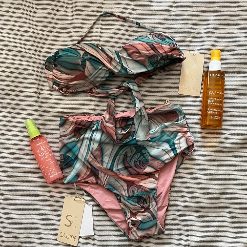 Sauipe Zelda Twisted Top + Bikini Swimsuit